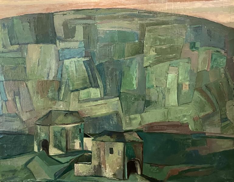 Les champs, Bavière, janvier 1958