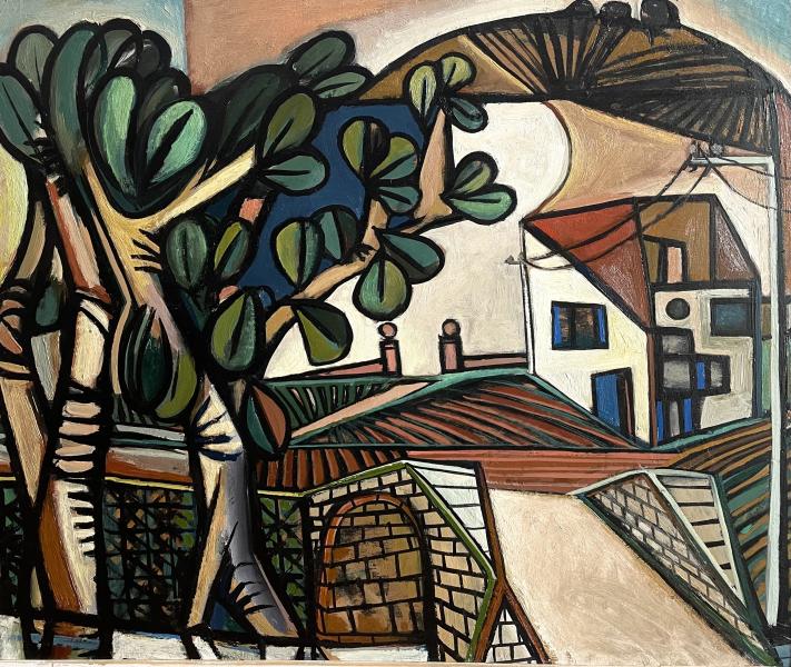 Vue de Bormes, mai 1977