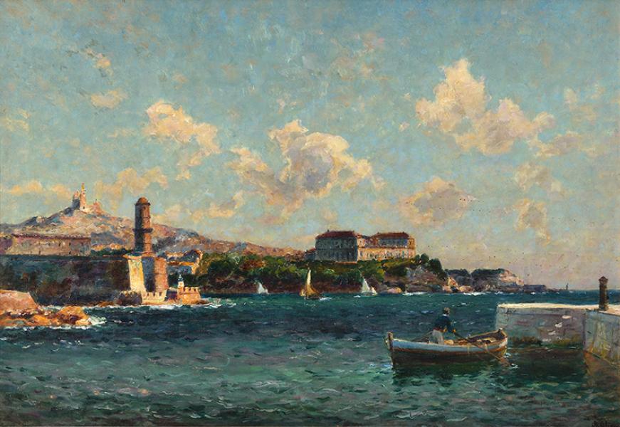 L'entrée du port de Marseille