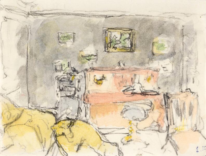 Le piano de Madame Vuillard rue de Calais, 1909-1910