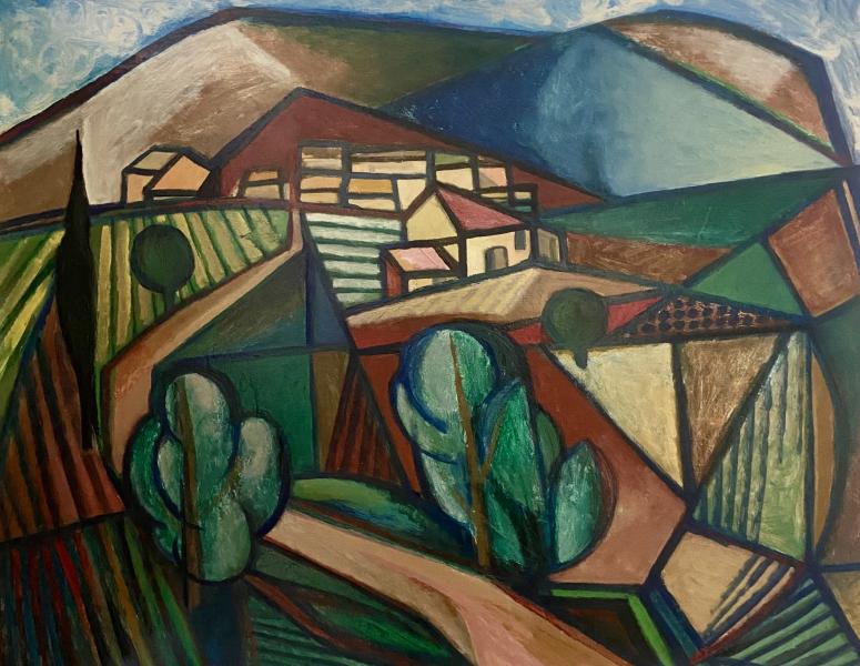 Paysage au creux du vallon, Savacane, 1979-1991
